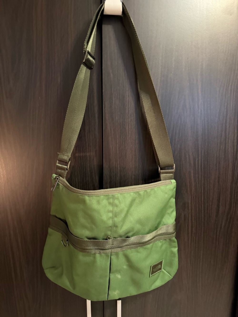 The North Face Olive Green Crossbody Shoulder Bag